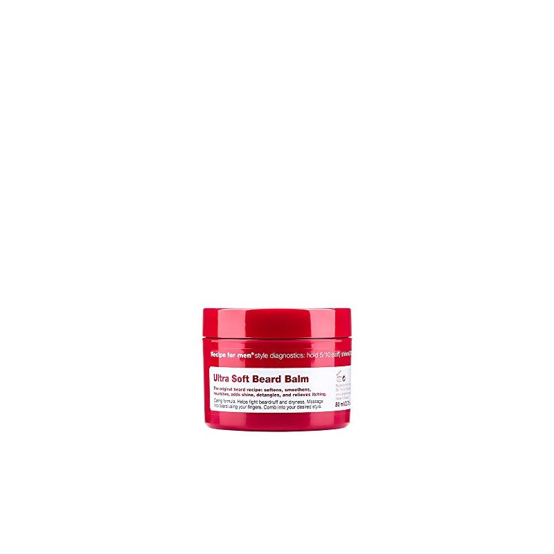 Recipe For Men Beard Balm For Men - Softens, Nourishes,