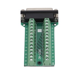 Xingdianfu D-SUB 25Pin DB25-M2 Female Breakout to PCB Terminals Connectors