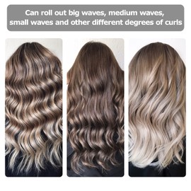 Curler Set, Hair Rollers Large Curls Hair Curls Without Heat Hair Curler, Silk Hair Curlers with Hair Elastics, Hair Clip, Scrunchie