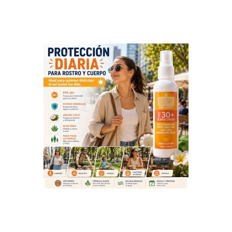 Bloqueador Solar Mineral Coco FPS 30+ | Protector Solar Corporal