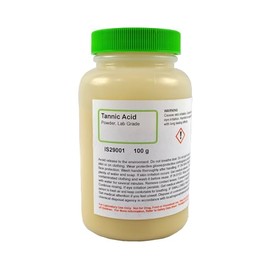 Innovating Science - Tannic Acid, Lab Grade, 100g Powder - Polyphenol Reagent for Biochemical Research, Metal Complexation, Antioxidant Studies, and Histological Applications