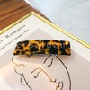 Herbeluemily HM-0063-R03-BE Barrette, Hair Ornament, Tortoise Shell Hair Clip, Stylish,