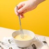 WOLMIK Whisk Small, Mini Whisk, 15.5 cm Manual Whisk, Robust