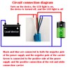 CESFONJER 2pcs Metal Latch Push Button Switch, Waterproof Toggle Switch