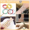 PH PandaHall Steel Memory Wire for Bracelet Making, 100 Loops