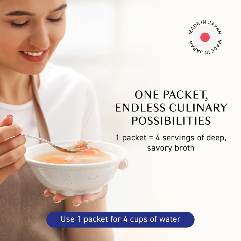 Umeken Takumi Stock Powder, Dashi Japanese Packets for Flavoring your