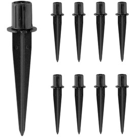 Metal Stakes Solar Lights Replacement Spike - Outdoor Ground Stake for Garden Lights Landscape Yard Pathway Patio Lamps Pole (Metal-8 Pack) - 0.78x5.36 inches