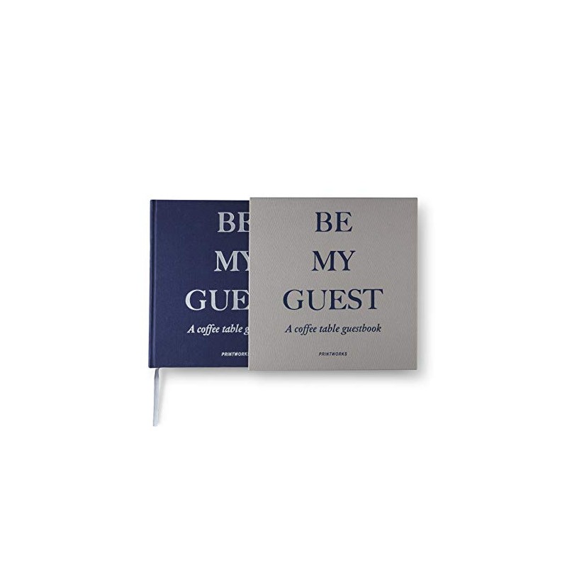 PrintWorks Guest Grey/Navy Coffee Table Books, One Size