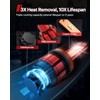 Torchbeam 9005/HB3 H11/H8/H9 LED Lights, 56000LM 9005/HB3 H11/H8/H9 White Bulbs