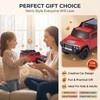 WSTER WS-696 Solar Off-Road SUV Bluetooth Speaker (Red)