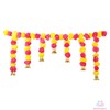 Estationeryhouse marigold toran marigold Garland with bells door valence hanging