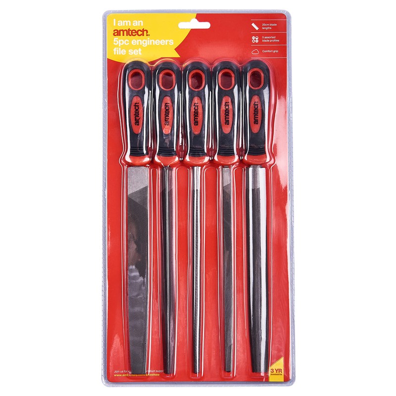 Amtech E1360 5 Piece Engineer's File Set