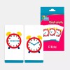 Hacer y Aprender Flashcards Reloj, Matemático 40 Cartas, Didáctico