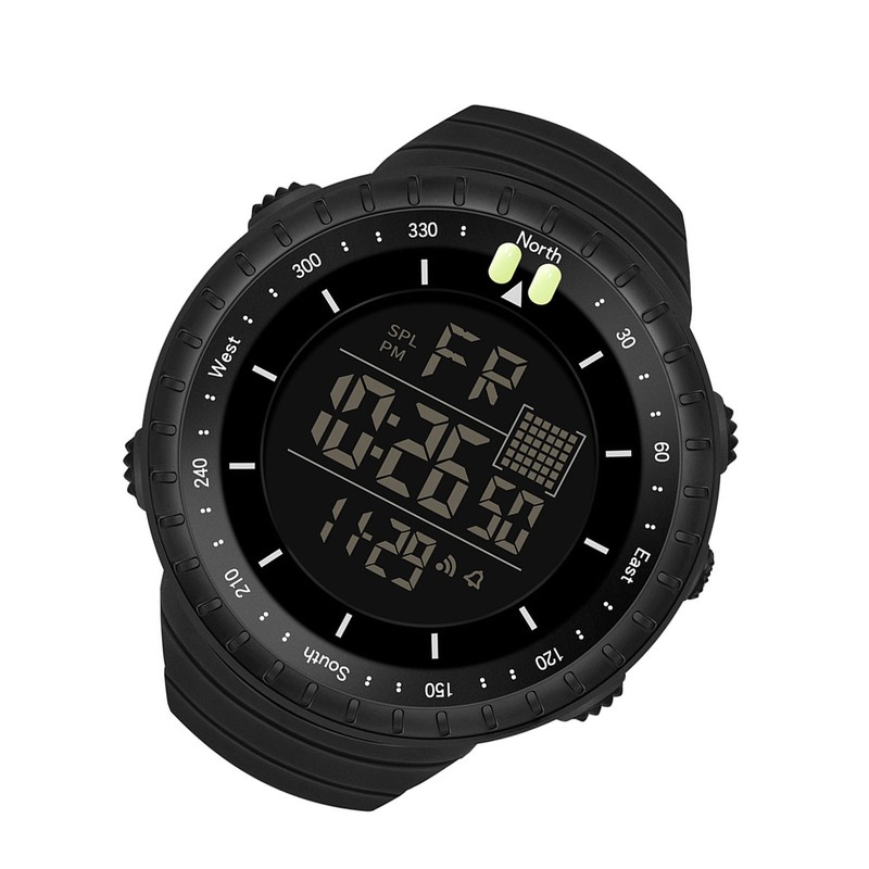 Electronic Sports Watch Waterproof Night Light Large Screen Quick Release