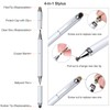 Capacitive Stylus Pen with Ballpoint Pen Writing,Penyeah 4-in-1 Touch Screen