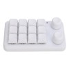 12 Keys Small Keyboard with Dual Knobs and RGB Light