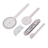 5Pcs Finger Small Joint Goniometer Clear Scale Transparent PVC Finger