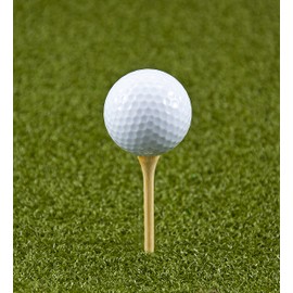 JEF World of Golf 718 3-1/4 Inch Bamboo Golf Tees (100 Pack), Natural