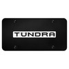 Au-TOMOTIVE GOLD Name License Plate for Toyota Tundra (Black on