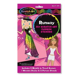 Scratch Art Scratchin' Fashion Fashion Show Fun Kit