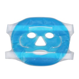 Cold Face Mask, Hot and Cold Gel Face Mask, Skin-friendly, Multifunctional for Swollen Eyes with Adjustable Elastic Band, Reusable