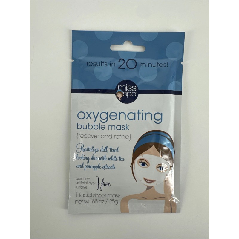 Miss Spa 10 PACK Miss Spa Oxygenating Bubble Mask Recover