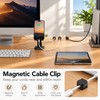 12-Pack Magnetic Cable Clips for Desk Organization – Keep Charging