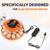 12V AC/DC Adapter for Onsju 18 Egg Incubator with Automatic