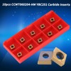 Watris Veiyi CCMT060204 CNC Carbide Indexable Inserts for Lathe Chisel,