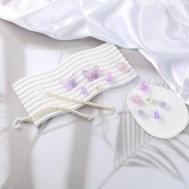 Croc Charms Blue - 14pcs Bling, Heart, Shell, Bear, Pearl & Butterfly Decoration for Teenage Girls