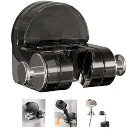 Abaigeal Integrated Suction Cup Shower Rack Adjustable Shower Head Holder Suction Cup Removable Shower Head Bracket No Drilling Shower Holder Bathroom Wall Mount Shower Arm Bracket, ABS