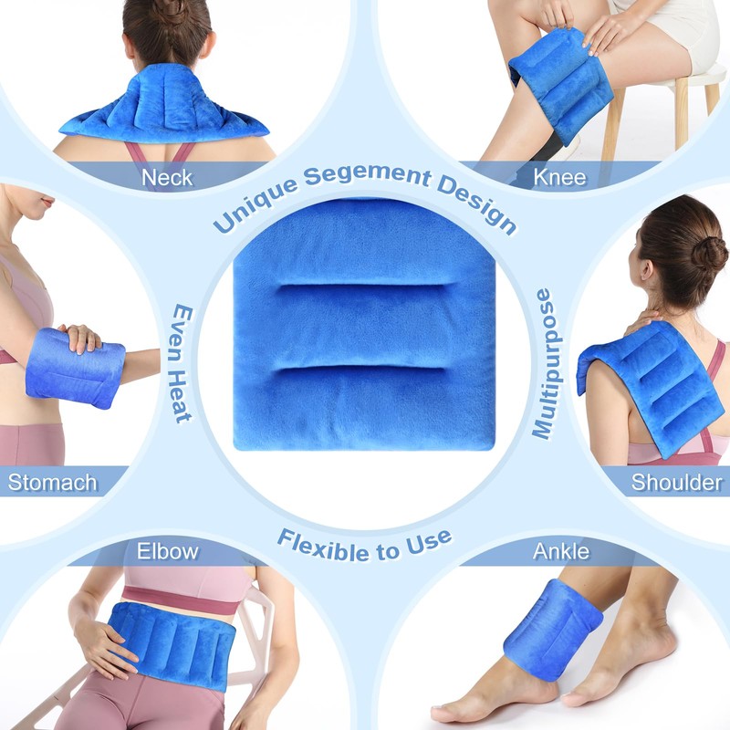 SuzziPad Microwavable Heating Pads for Neck and Shoulder Back Discomfort