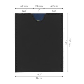 Shkira Premium Black Leather Passport Holder – Oil-Tanned Travel Wallet with Card Slots – Slim RFID-Free Design, Handmade for Men & Women