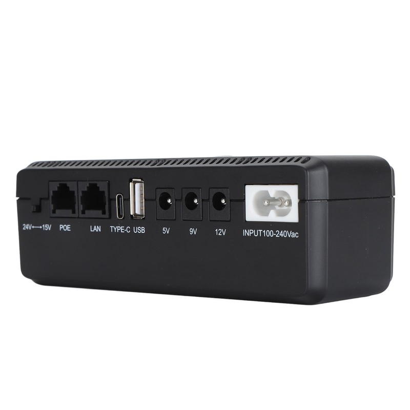 8800mAh UPS Battery Backup POE 15V 24V Port USB 5V