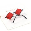 Dazzleimart Retro Diamond Shape Sunglasses for Men & Women, Metal