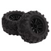 RiToEasysports 2Pcs 85mm RC Car Tires,RC Car Rubber Tires 47mm