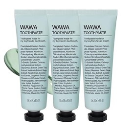 ROROBELL- “Pasta de dientes Wawa hecha para el mal aliento de mi novio, dientes sensibles, mejora de problemas de encías/P