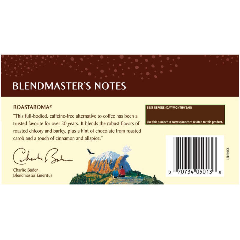 Celestial Seasonings Herbal Tea, Roastaroma, Caffeine Free, 3.3 Ounce 20