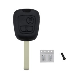 OTOTEC Key Fob Case Repair Kit, Compatible with Xsara Picasso Berlingo C1 C2 C3 C4 C6 Xsara Remote Key - 2 Button with Uncut Blade Touch Switches