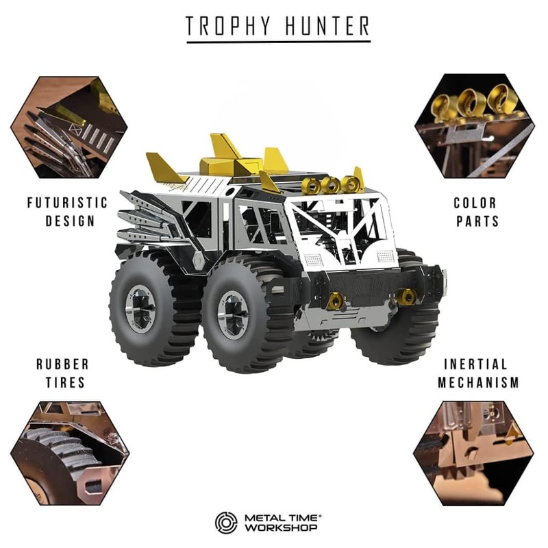 METAL-TIME TROPHY HUNTER ATV ATV Model SHERP Prototype Model Metal