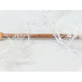 100 Gram White Eyelash Yarn Ice Fun Fur
