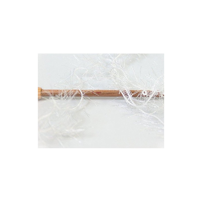 100 Gram White Eyelash Yarn Ice Fun Fur