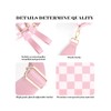 MEISEY Black and White Checkered Crossbody Bag Bum Bag for