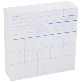 FD-258 Fingerprint Card - Blue, 250 Pack (Blue, 250)