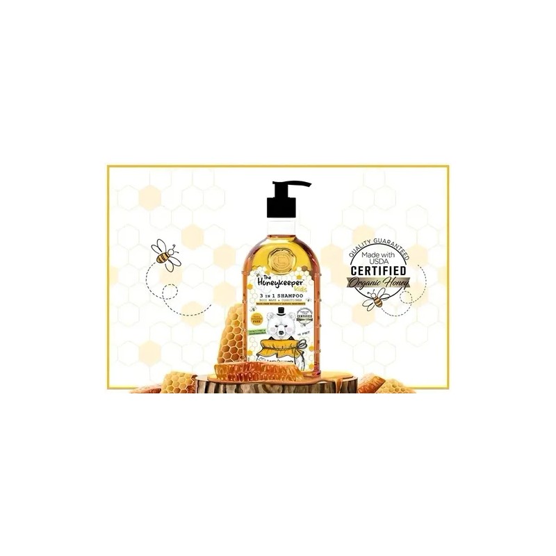 Shampoo The Honey Keeper 3 En 1 Pack 3 Unidades