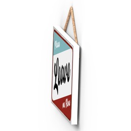 Global Designs Do Not Disturb Leave Me Alone Funny Hanging Hanger Wooden Plaque