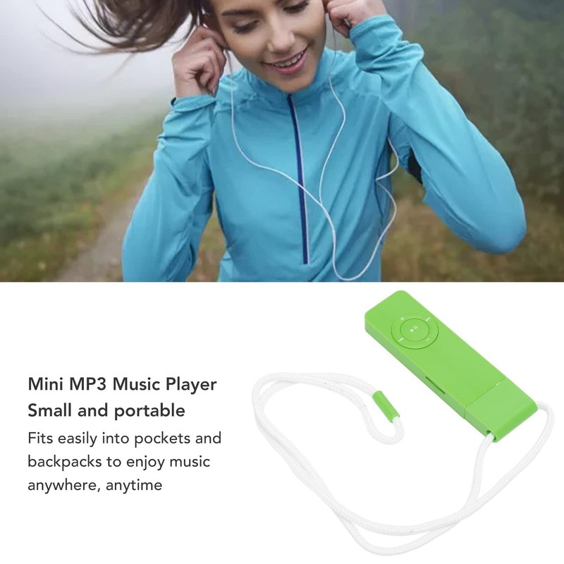Compact and Portable MP3 Player, Lossless Sound, Supports Up to