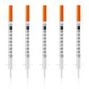 1ml/cc Syringes 30G 1/2 Inch (12.7mm) Lab Syringe, 25 Pack