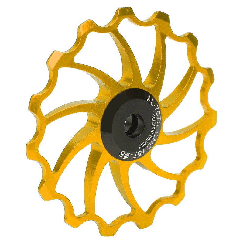 MEIJUN Rear Derailleur Guide Pulley Wheel 15T Ceramic Bearing for