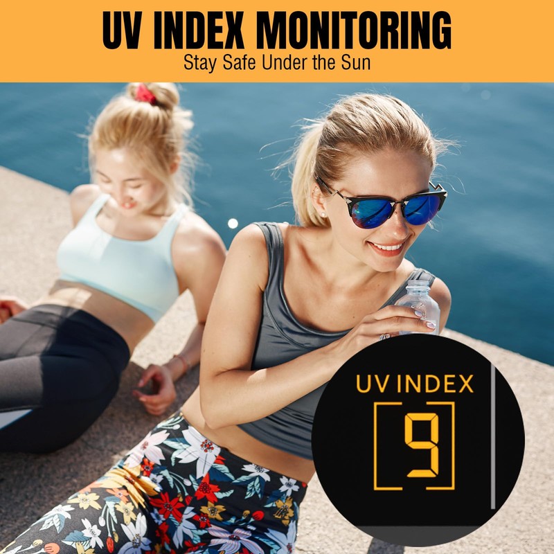 Raddy UV-6 Professional Weather Station with 6" VA Display and
